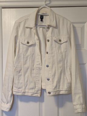 GAP Women's Off-White Denim Jacket